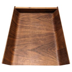 Knoll Vintage Bentwood Walnut Letter Tray