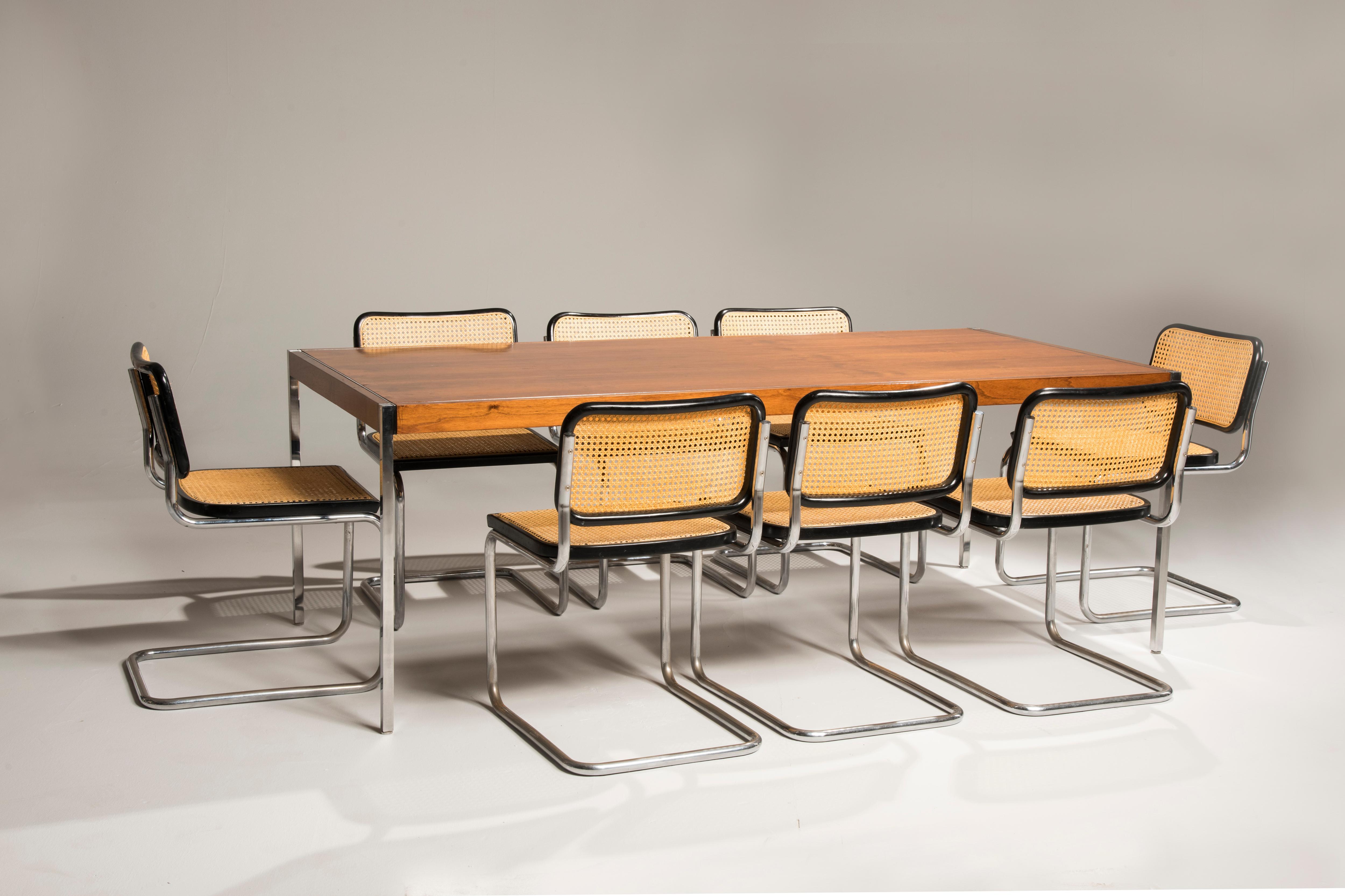 Knoll Walnut Wood Table Desks from Florence Collection  2