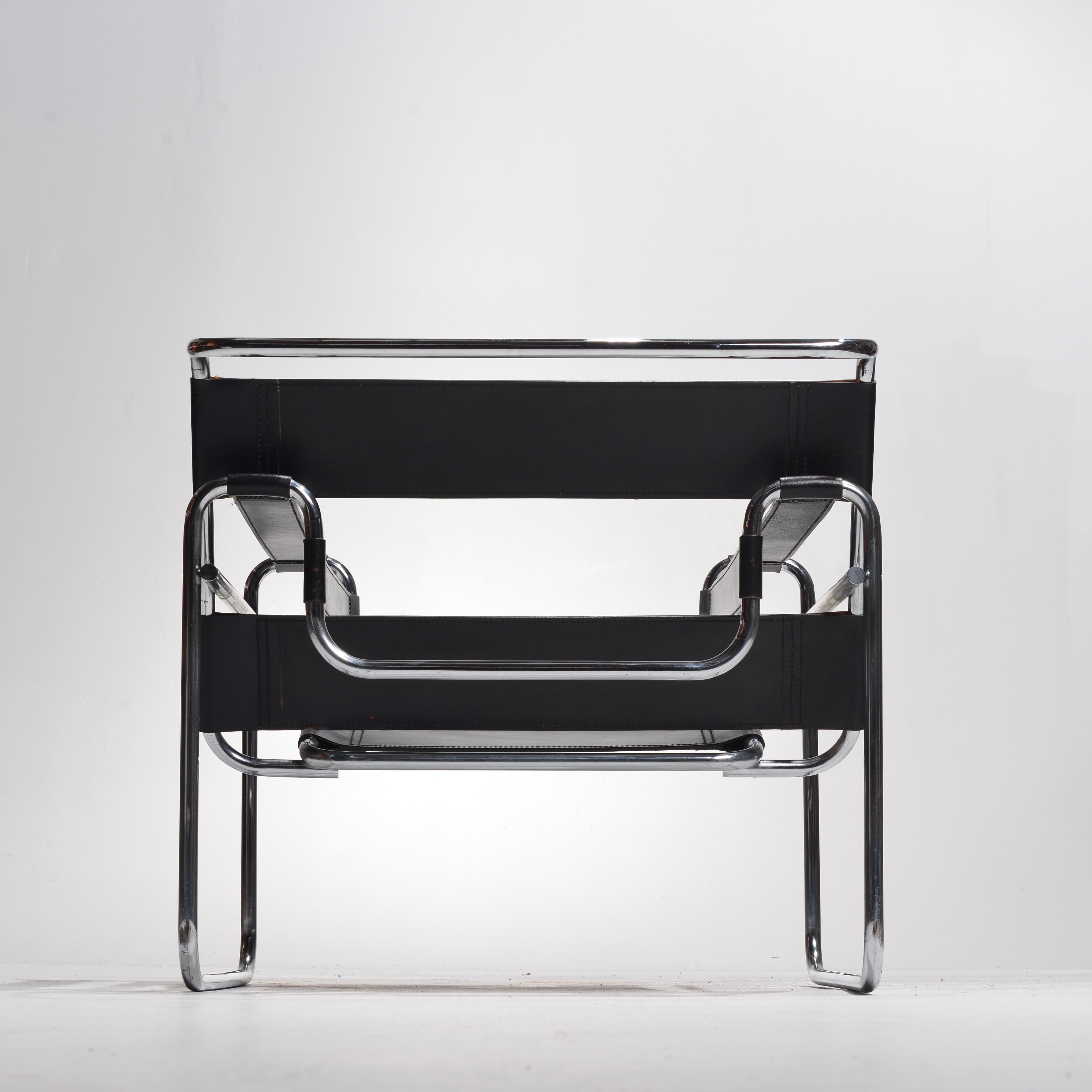 Fauteuil Knoll Wassily B3 de Marcel Breuer pour Gavina 1960 en vente 9