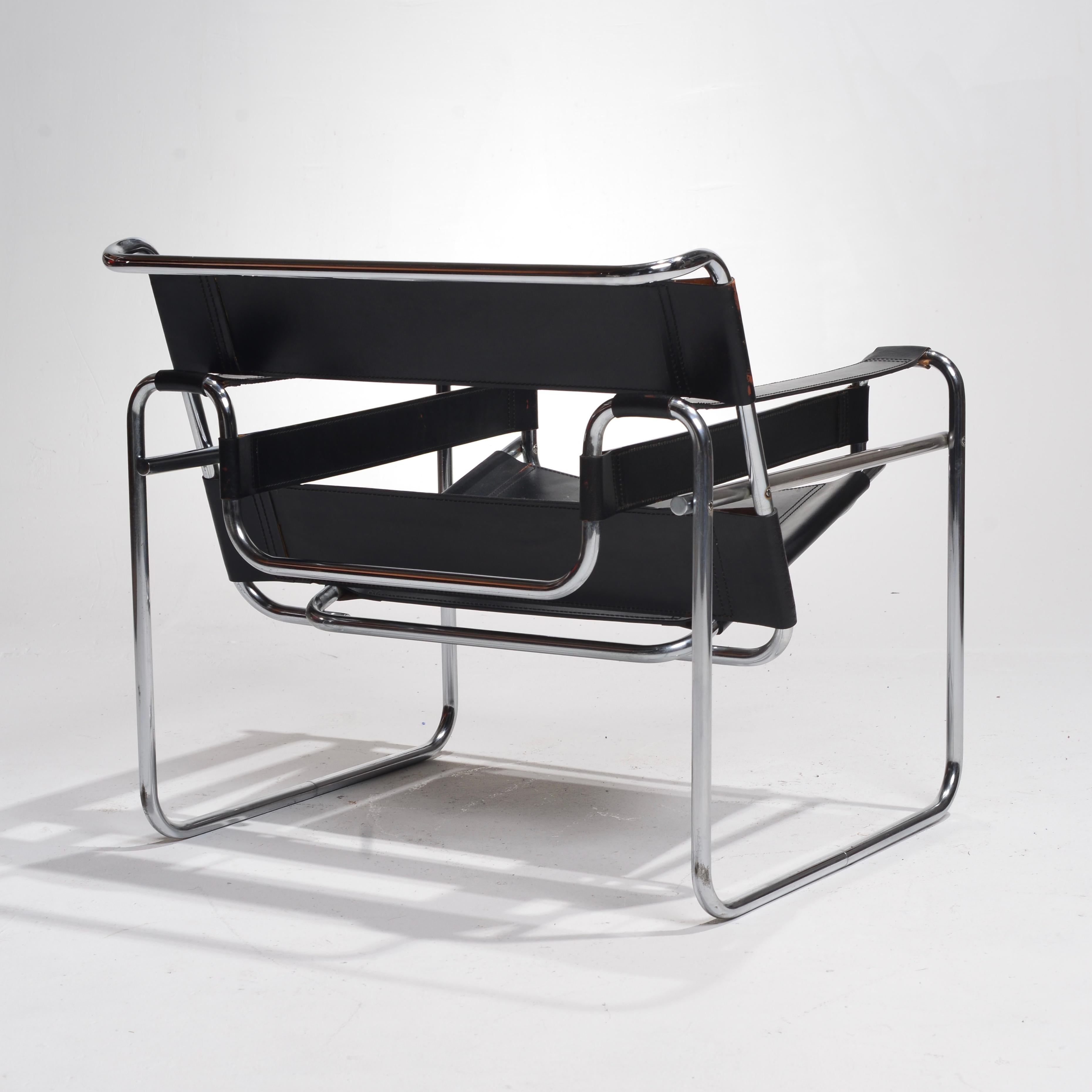 Knoll Wassily B3 Armchair By Marcel Breuer For Gavina 1960 For Sale 2