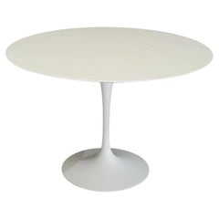 Knoll White Dining Table by Eero Saarinen