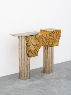 Knossos Console in Casted Bronze and Marmo di Rima