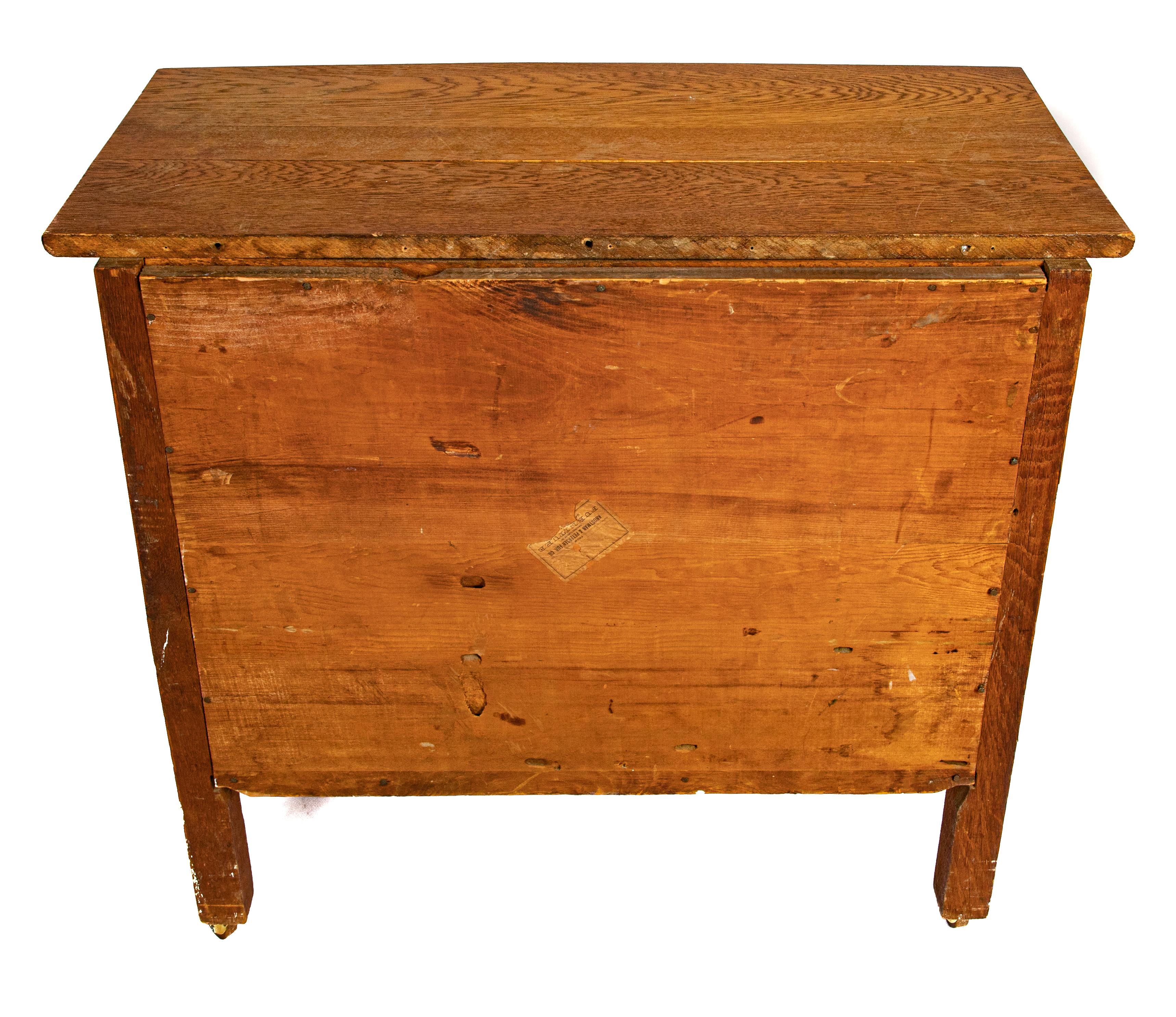 oak washstand antique