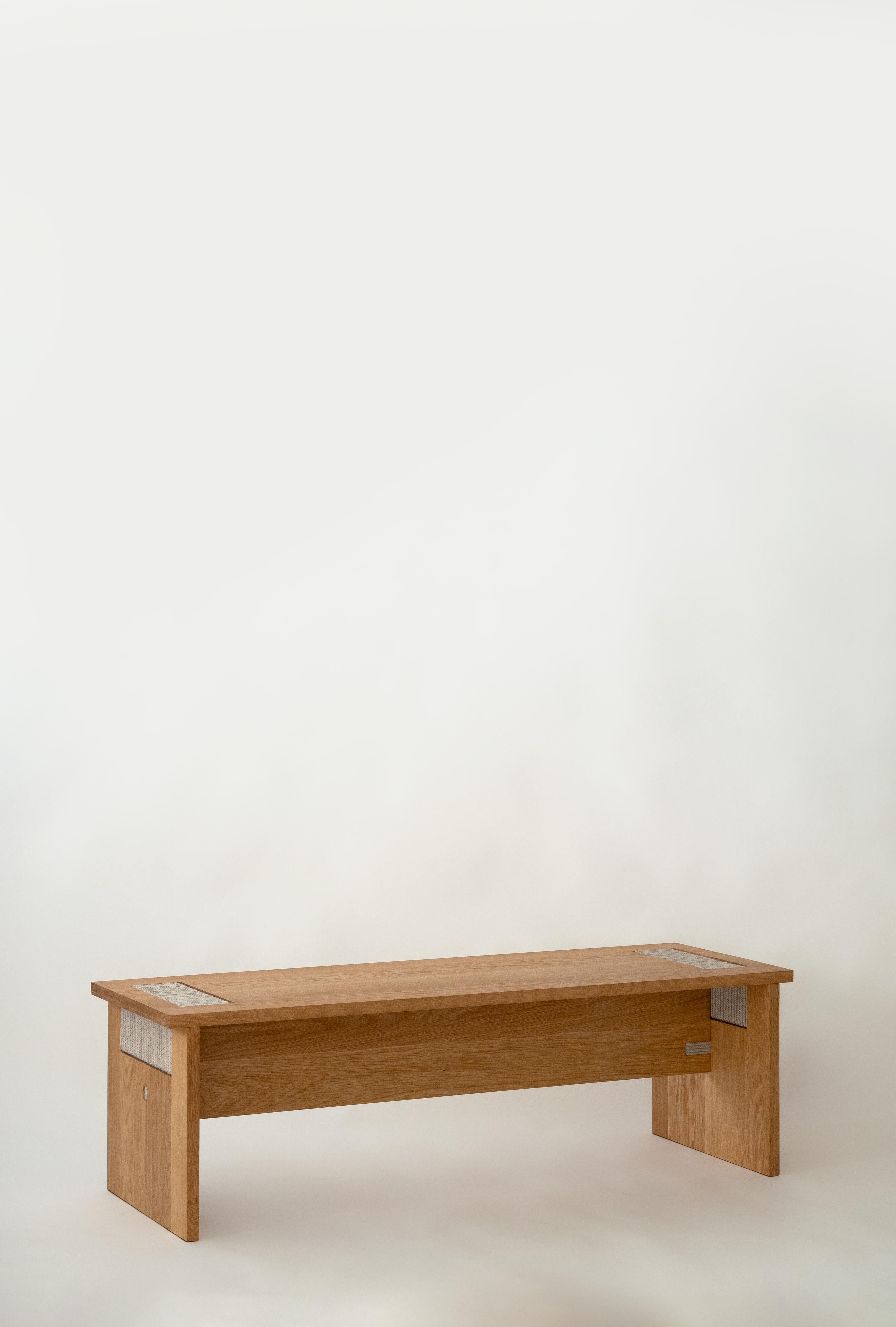 Banco Knot de roble macizo - Diseño danés de Studio Yann Gandon x Maxime Sauce Danés en venta