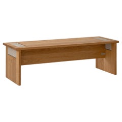 Panchina Knot in Oak massiccio - Design danese dello Studio Yann Gandon x Maxime Sauce