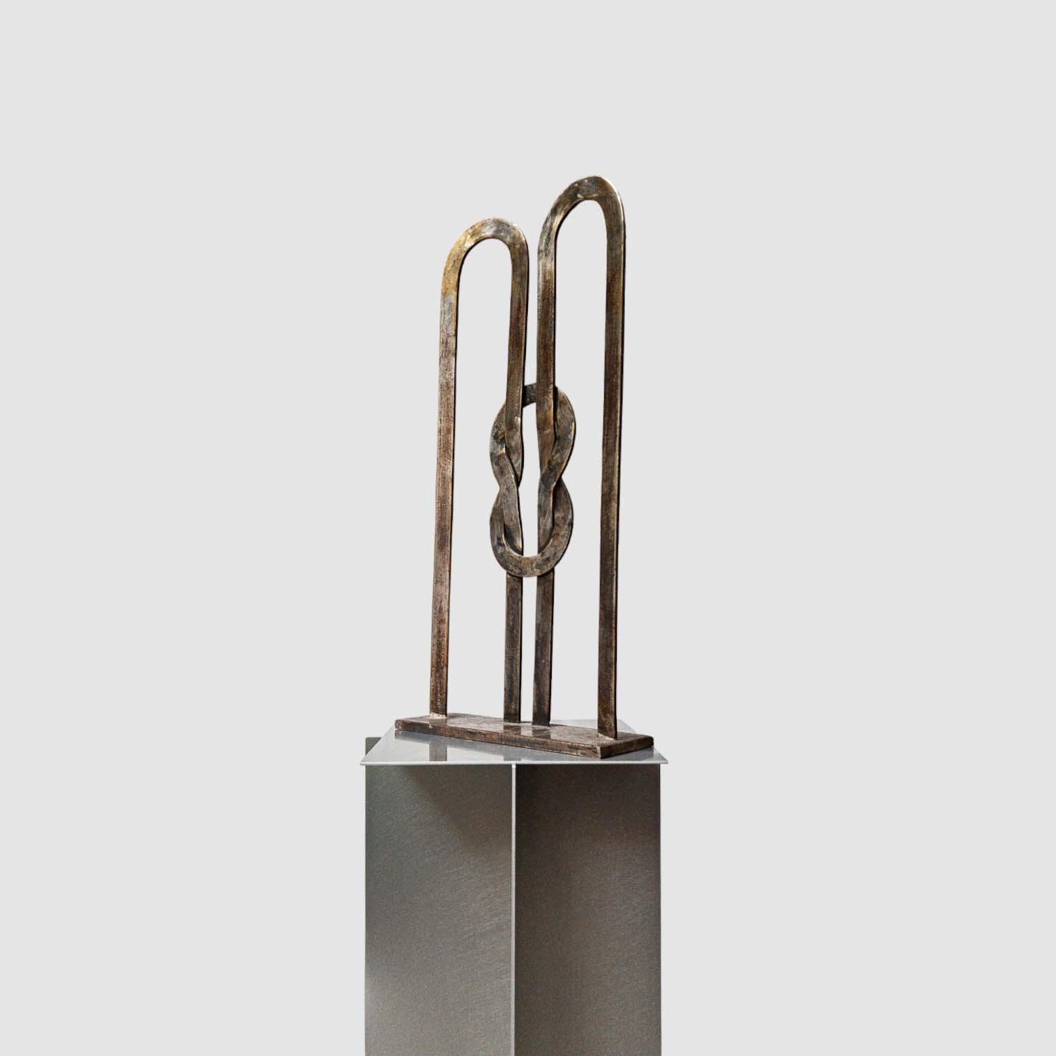 Escultura de metal 