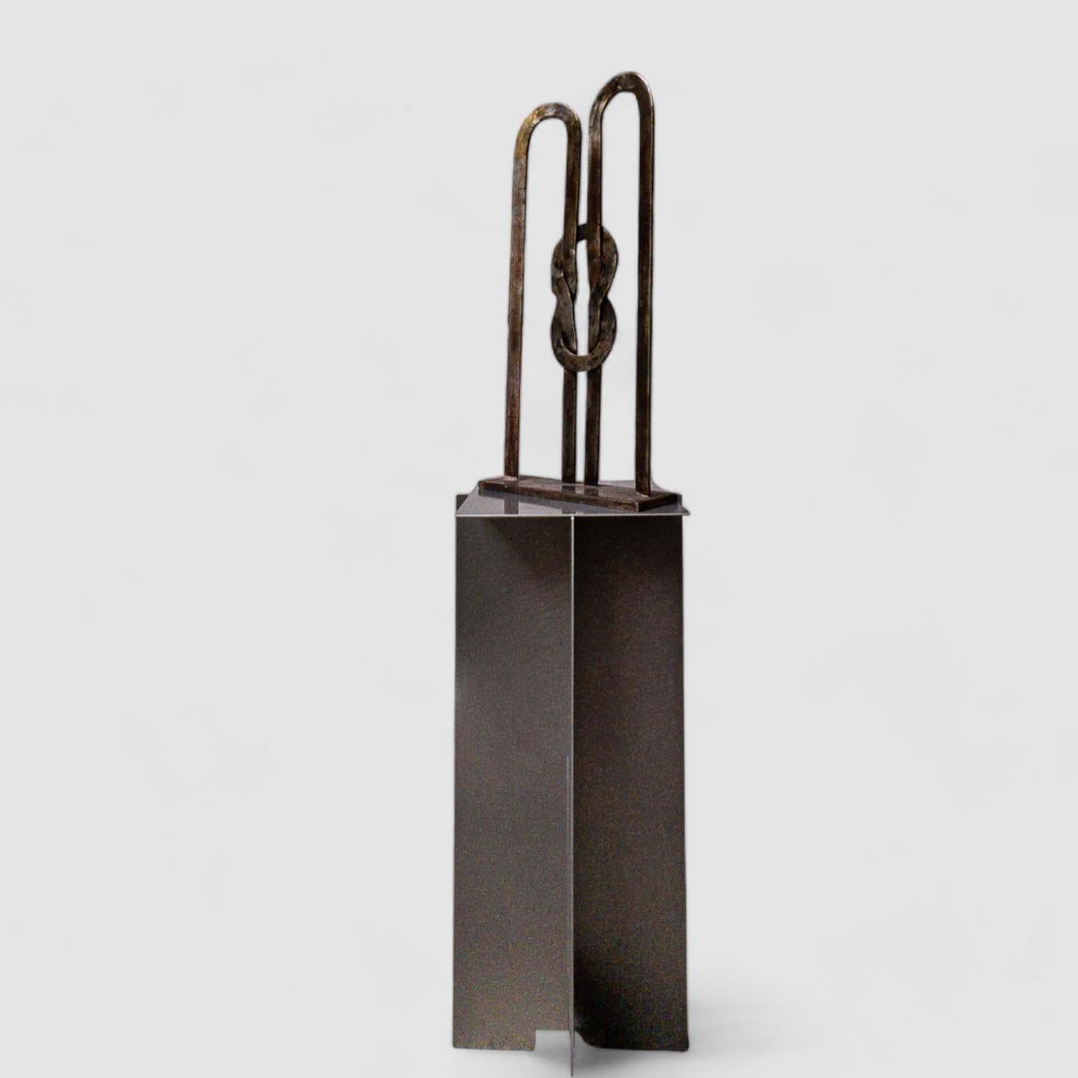 Escultura de metal 
