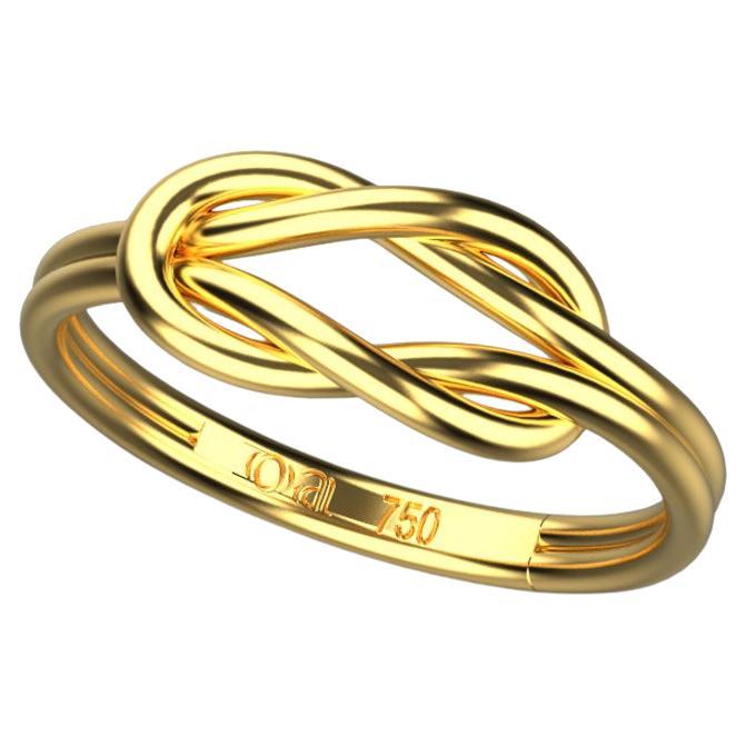 Knot Ring, 18k Gold For Sale