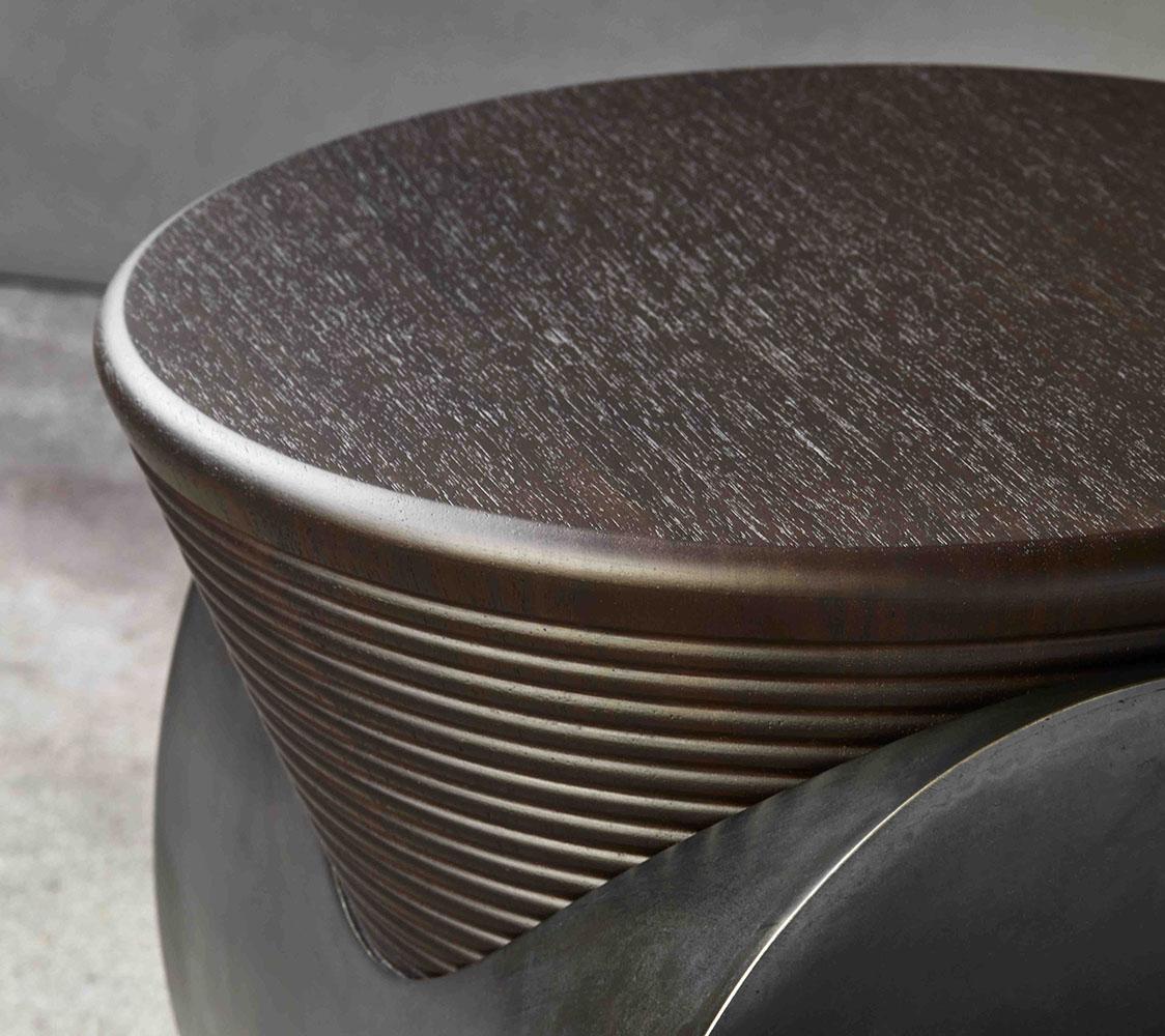 Modern KNOT Side Table Designed by Dan Yeffet for Collection Particuliere For Sale