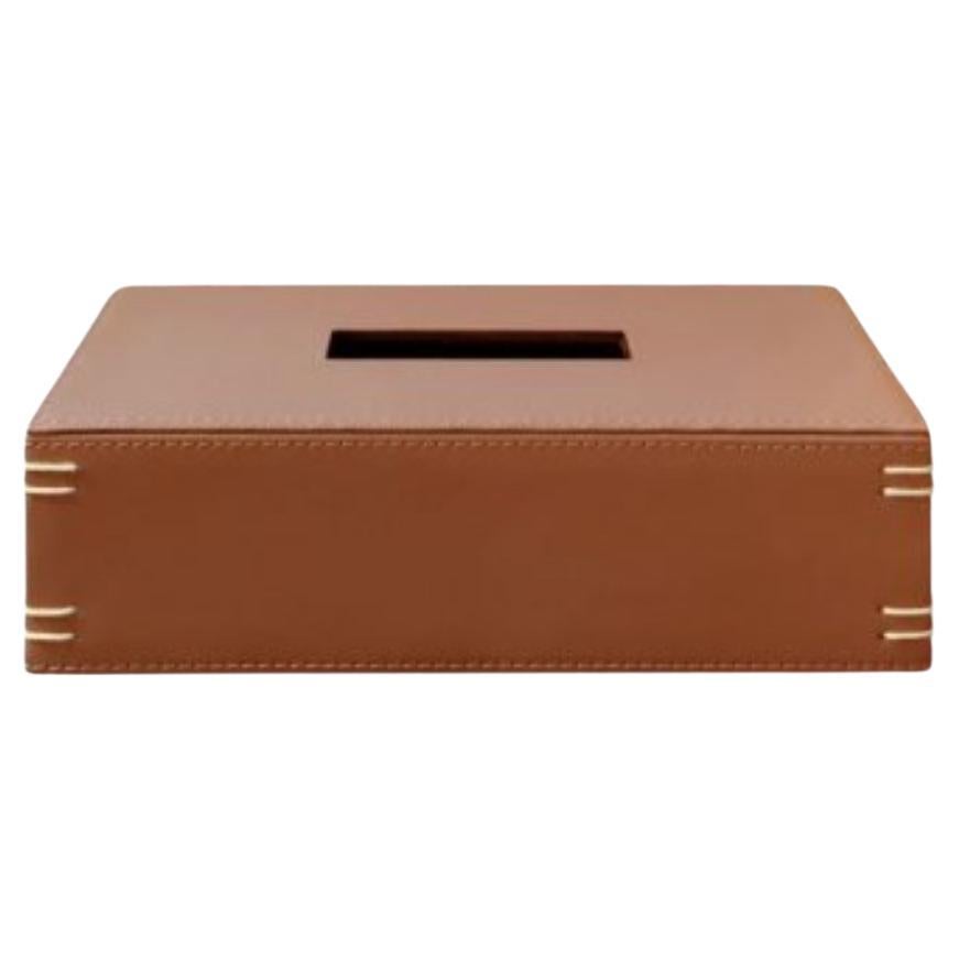 Geknotete Tissue Box Karamell André Fu Living New PU Home Office Accessoires Modern