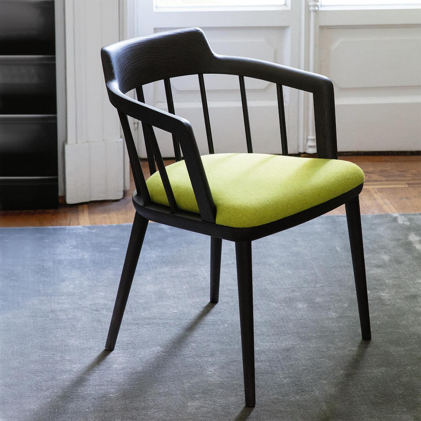 Contemporary Knowles Ash Grey Chair For Sale