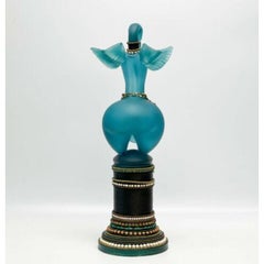 Knowles & Pohlman Ndoto Mweya 'Dream Spirit' Blown & Sandblasted Glass Sculpture
