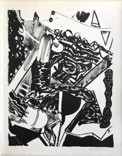 CARA A CARA Litografía firmada por Stone, Expresionista Abstracto, Escuela de Nueva York