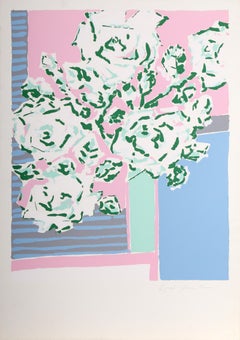 Flowers, Pop Art Screenprint by Knox Martin