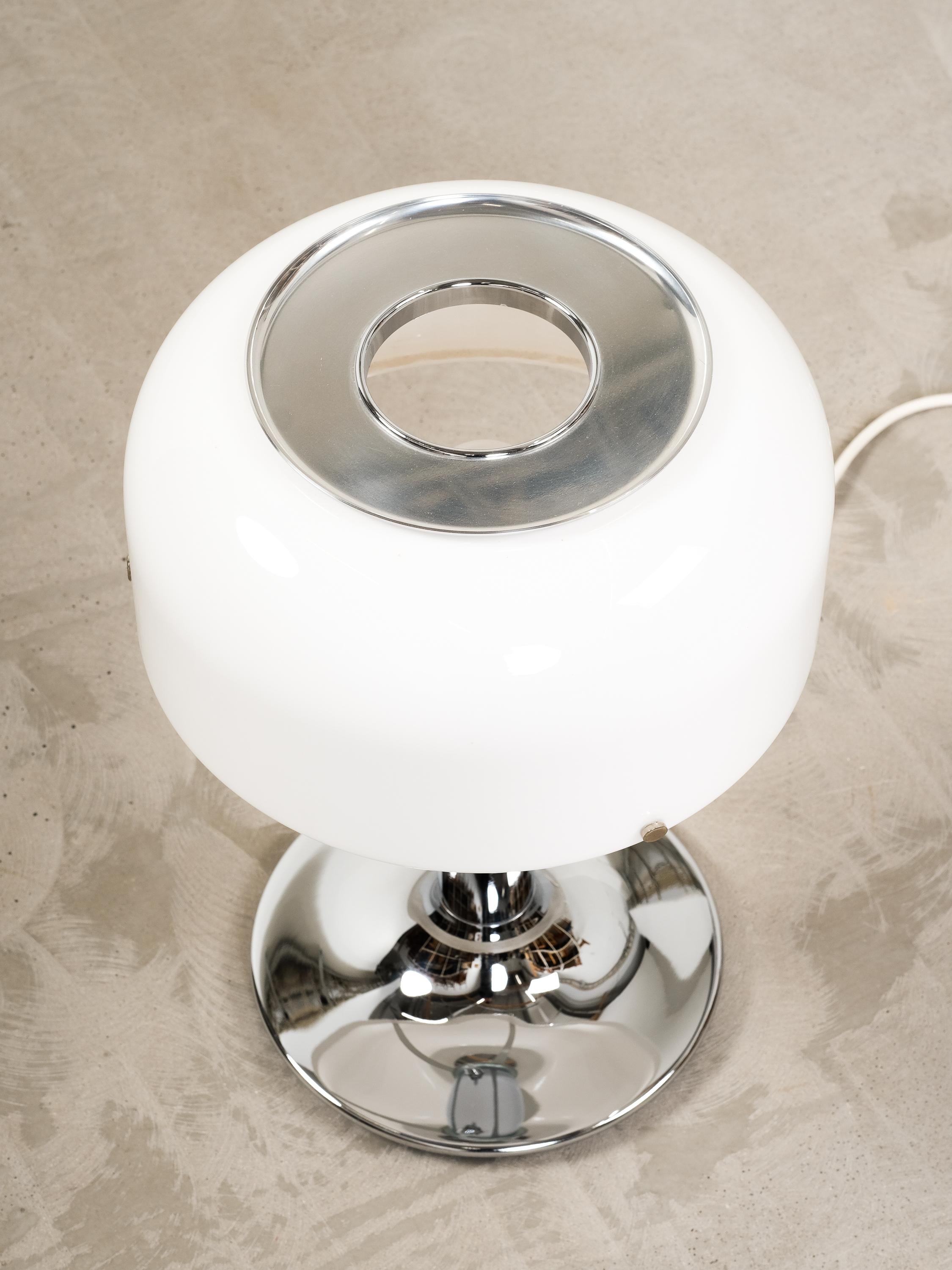 Scandinavian Modern 'Knubbling' Chrome Table Lamp by Anders Pehrson for Ateljé Lyktan, 1960s For Sale