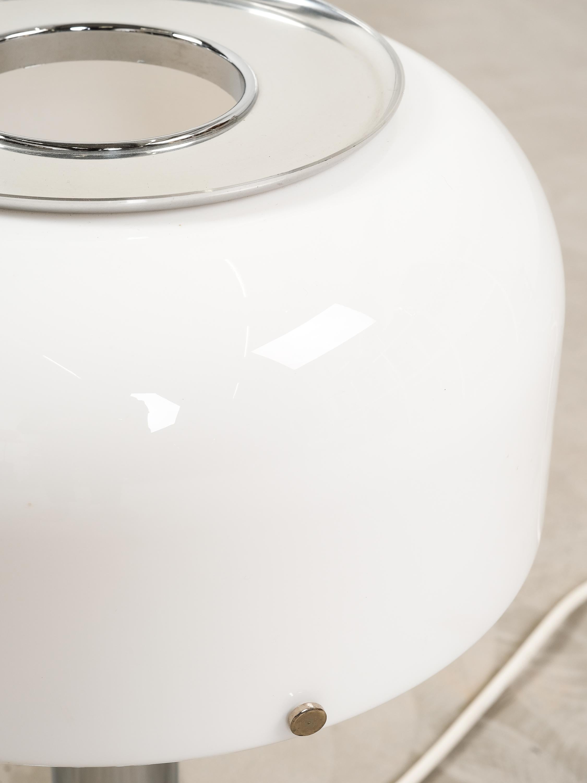 'Knubbling' Chrome Table Lamp by Anders Pehrson for Ateljé Lyktan, 1960s For Sale 1