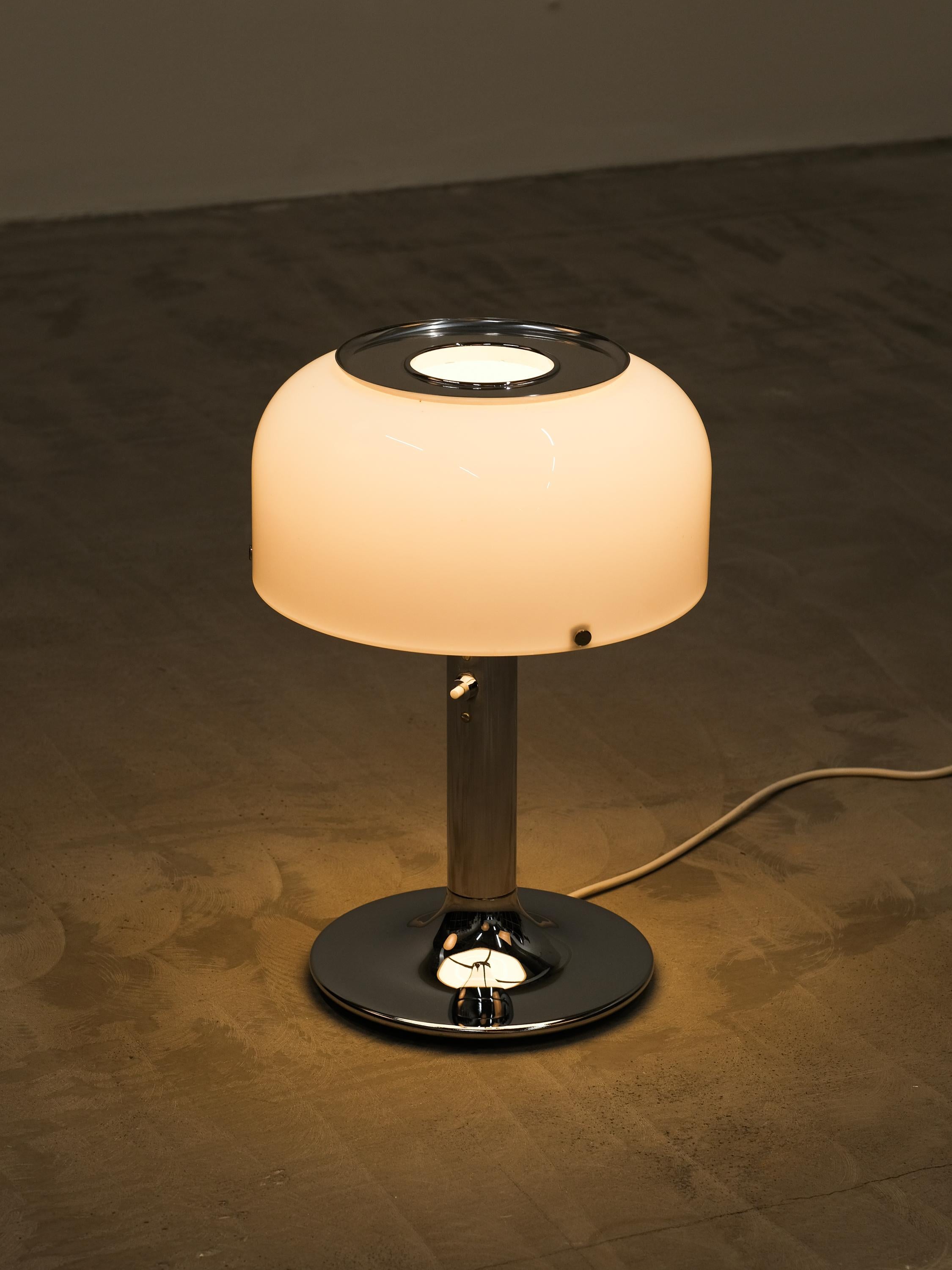 'Knubbling' Chrome Table Lamp by Anders Pehrson for Ateljé Lyktan, 1960s For Sale 2