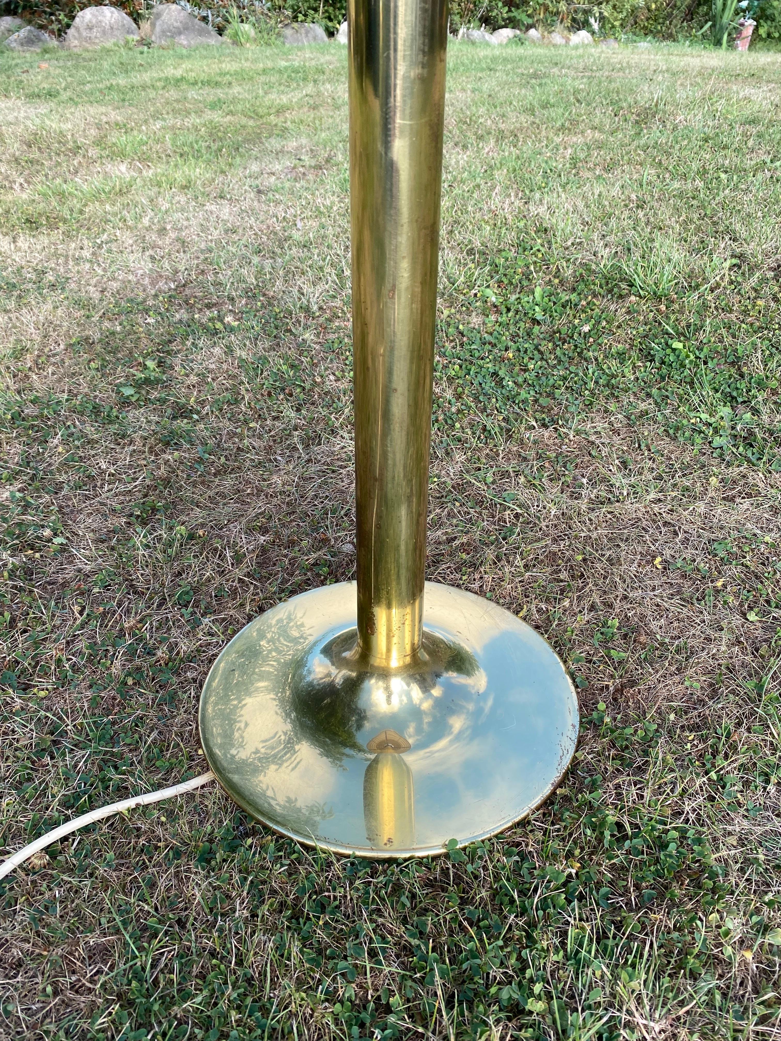 'Knubbling' Floor Lamp in Brass by Anders Pehrsson 3