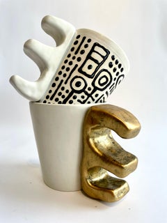 Knuckler Three Finger V, Handmade and Food Safe, by Ceramicist Stef Duffy