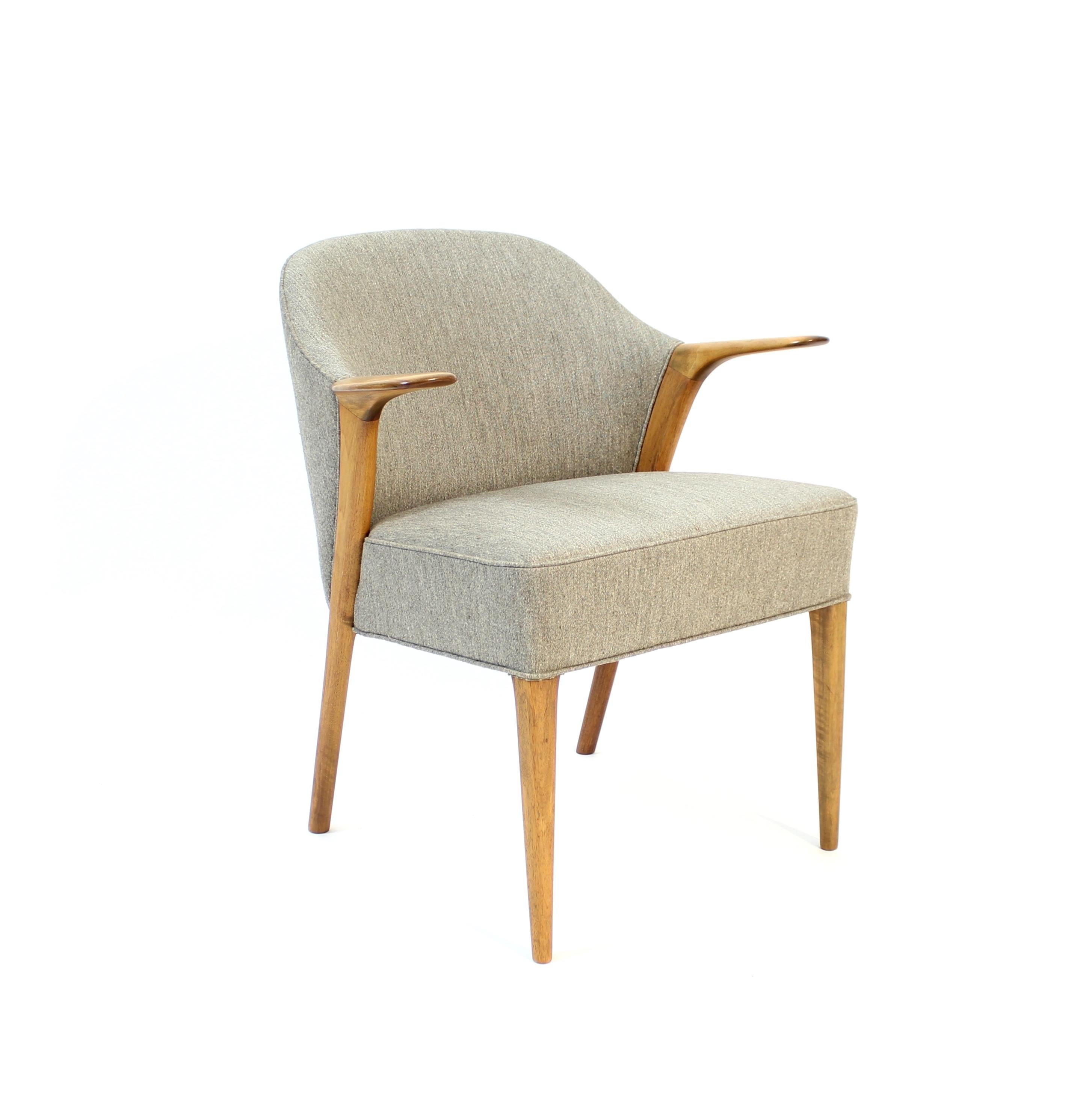 Scandinavian Modern Knud A. Risager Hansen, teak armchair for Slagelse Møbelverk, 1960s For Sale