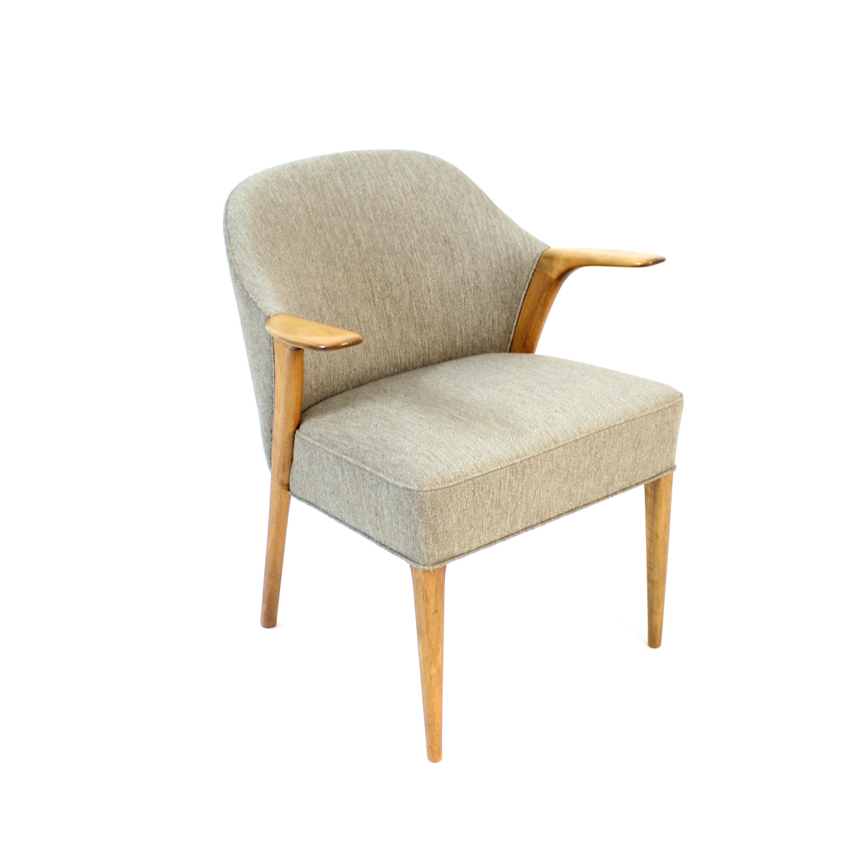 Danish Knud A. Risager Hansen, teak armchair for Slagelse Møbelverk, 1960s For Sale