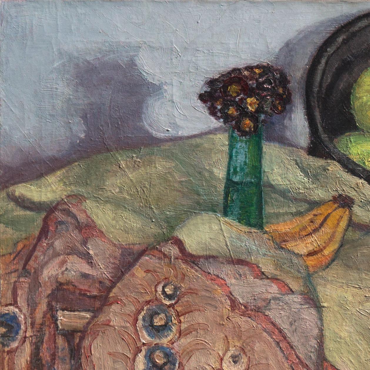 'Apples on a Peacock Tablecloth', Royal Academy, São Paulo & Venice Biennales For Sale 2