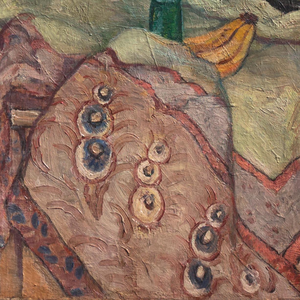 'Apples on a Peacock Tablecloth', Royal Academy, São Paulo & Venice Biennales For Sale 3
