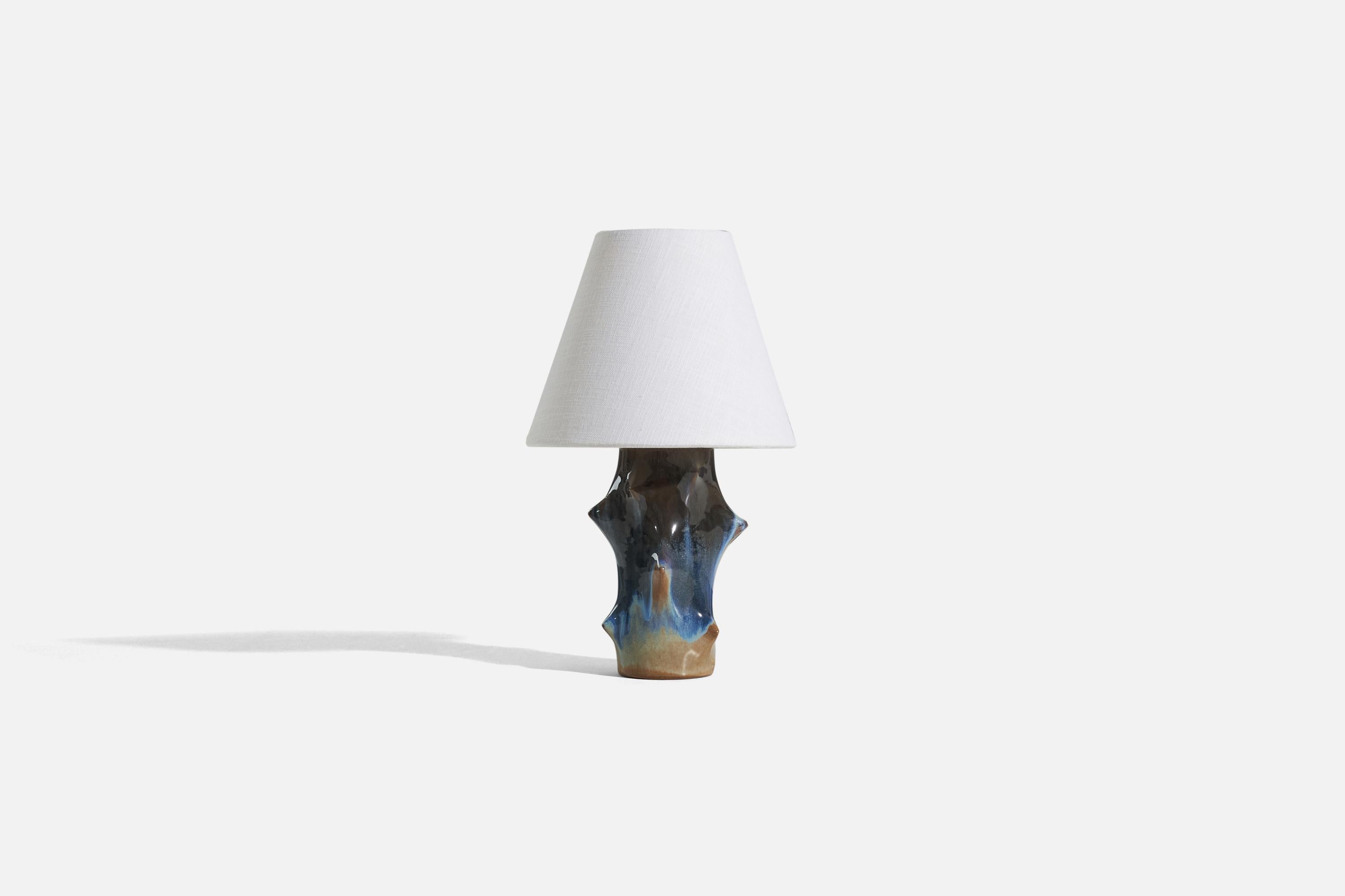 Mid-Century Modern Knud Basse, lampe de table organique 