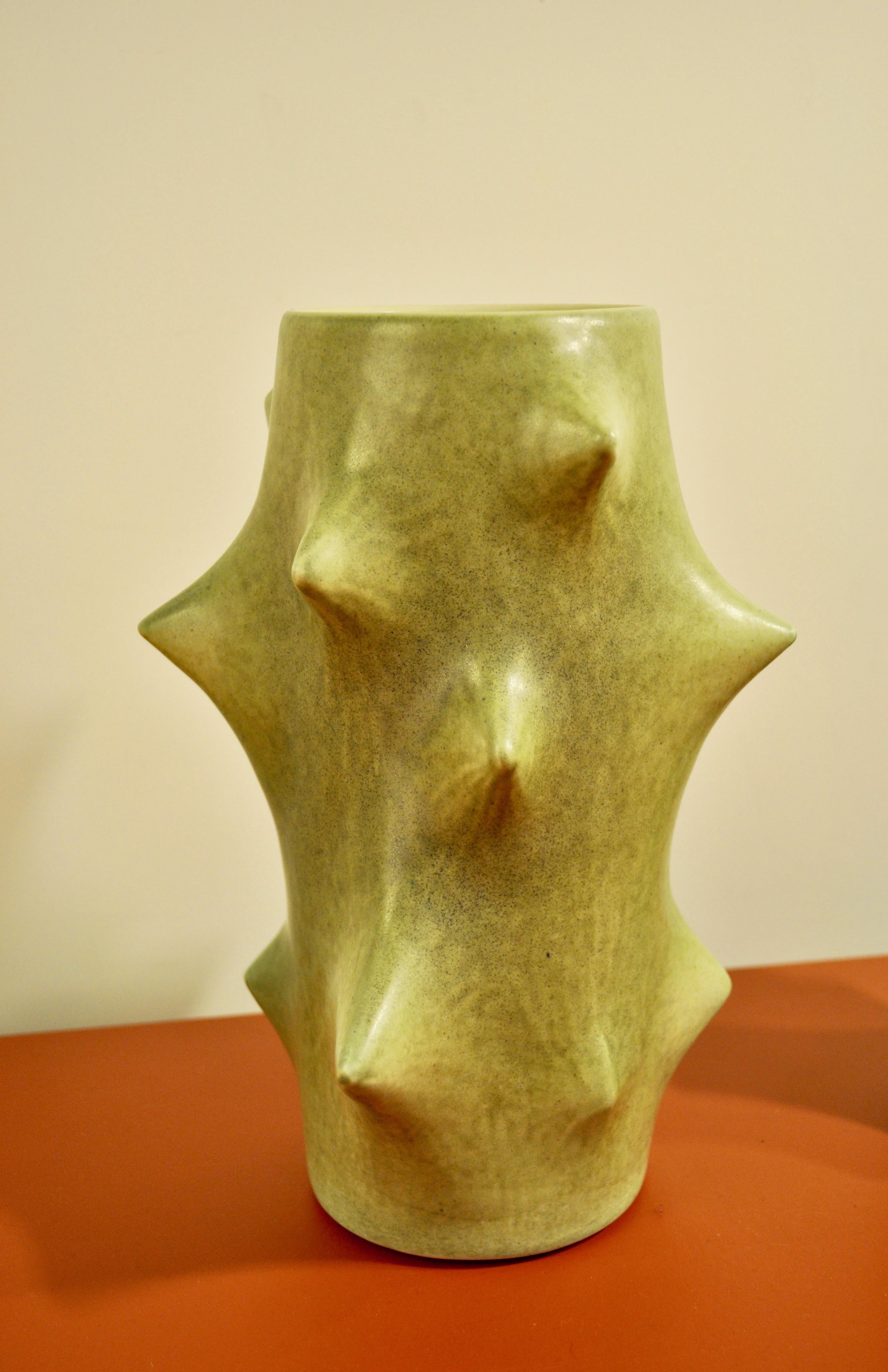Mid-Century Modern Knud Basse Scandinavian Vases, Glazed Stoneware, 1958