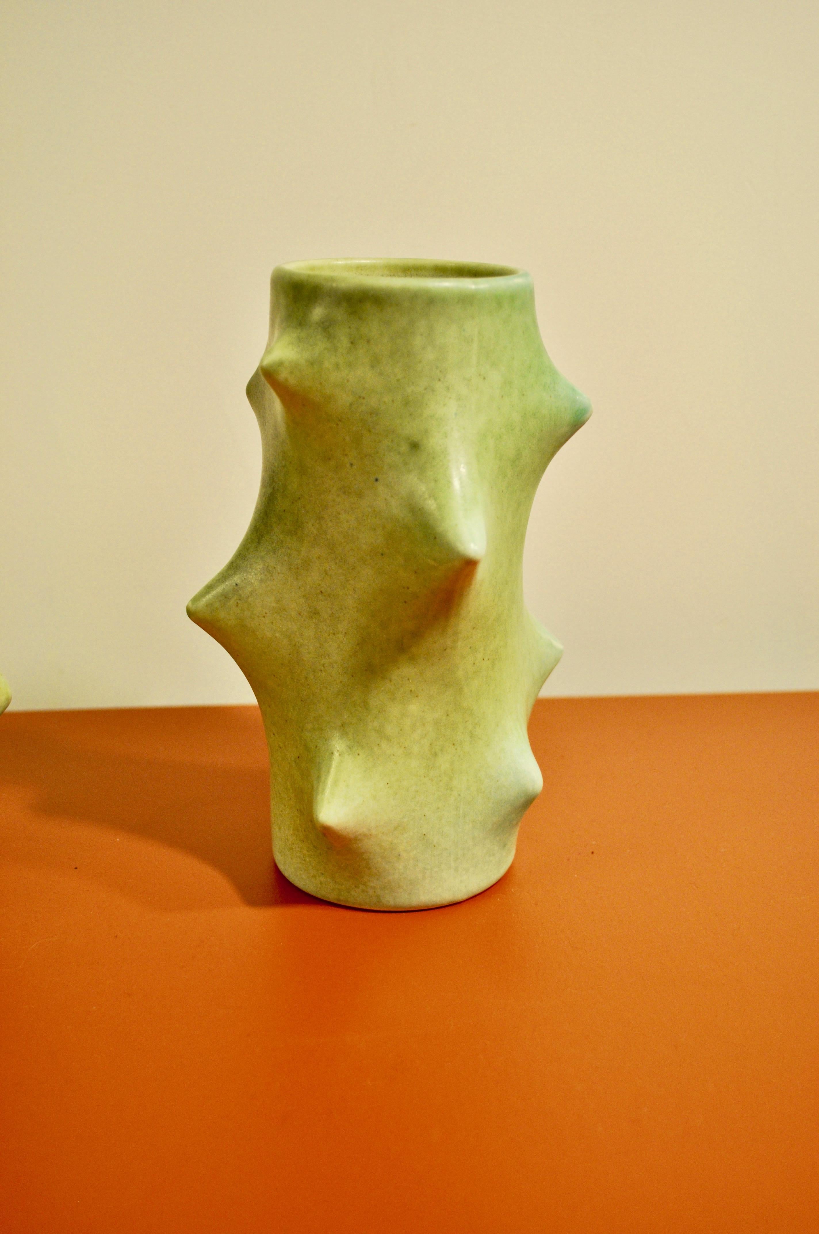 Knud Basse Scandinavian Vases, Glazed Stoneware, 1958 In Good Condition For Sale In Paris, FR