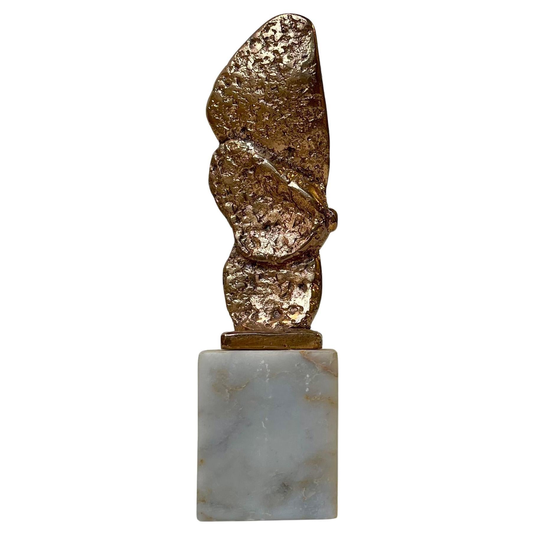 Knud Erik Christensen - Danish Brutalist Sculpture in Bronze, 1980s