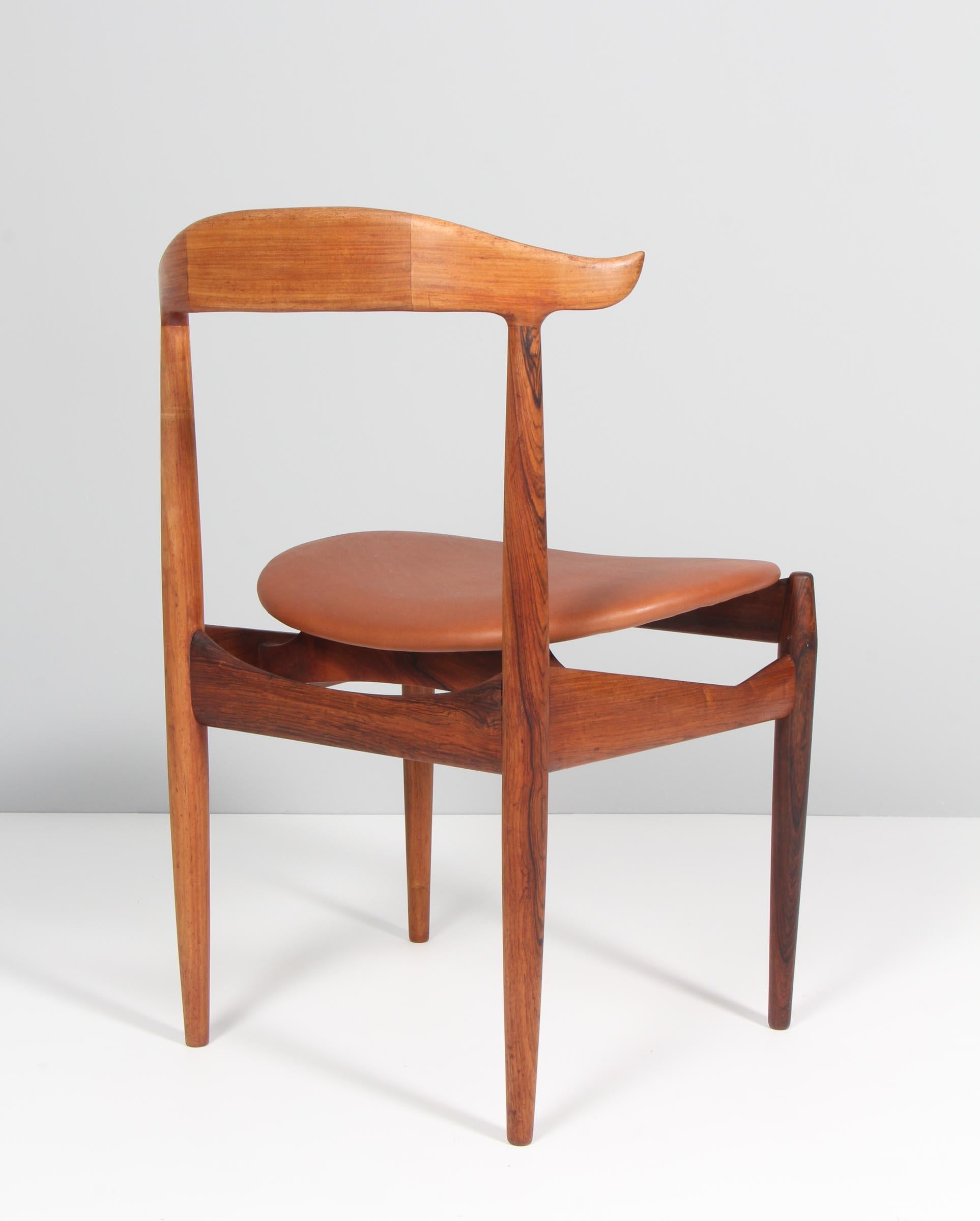 Mid-20th Century Knud Færch Cowhorn Arm Chair, 1960s
