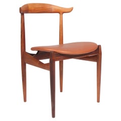 Knud Færch Cowhorn Arm Chair, 1960s