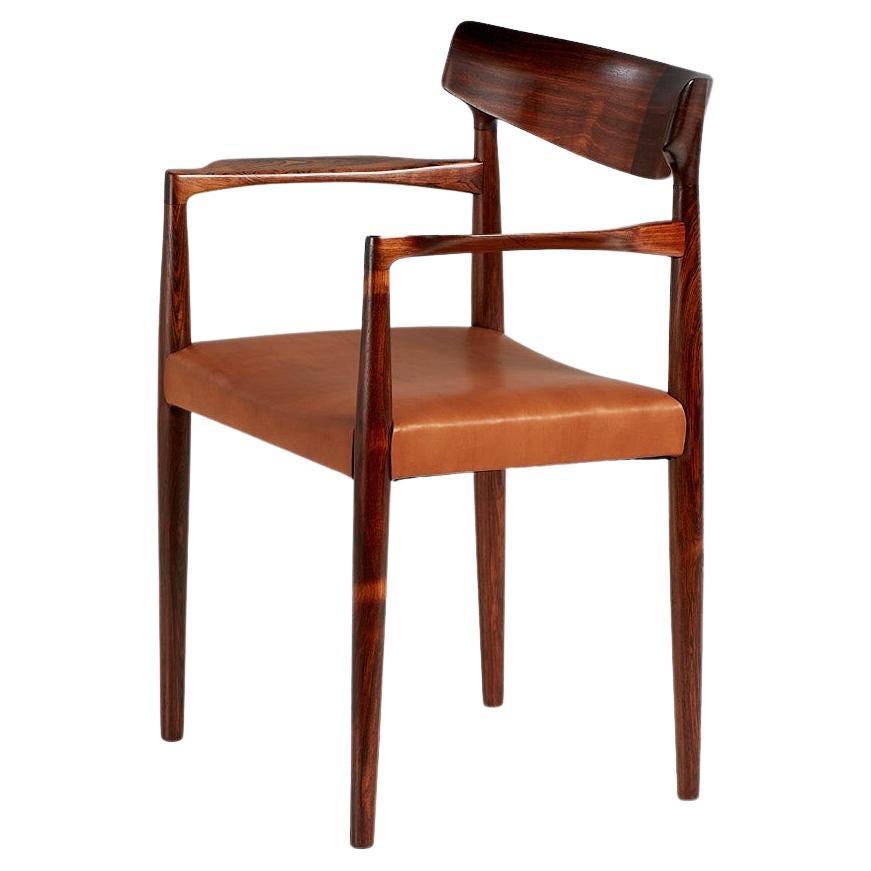 Knud Faerch Rosewood Armchair 1960s For Sale