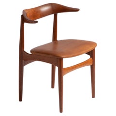 Knud Faerch Teak Cowhorn Chair 1950s