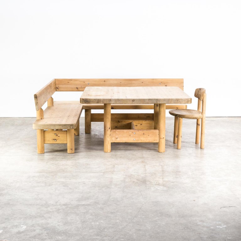 Knud Friis And Elmar Moltke Nielsen Dining Table Two Benches Two