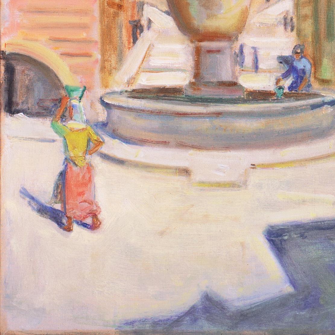 'Italian Piazza with the Alps Beyond', Paris, Danish Royal Academy, Oslo Museum For Sale 4