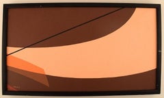 Knud Holar 'b. 1934', Sweden, Oil on Canvas, Abstract Composition, 1960s