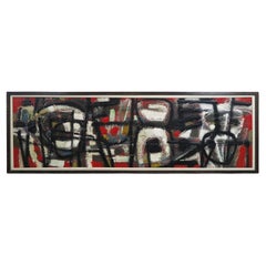 Knud Hørup - Smalto su rame, pittura espressionista astratta, 1960 ca.