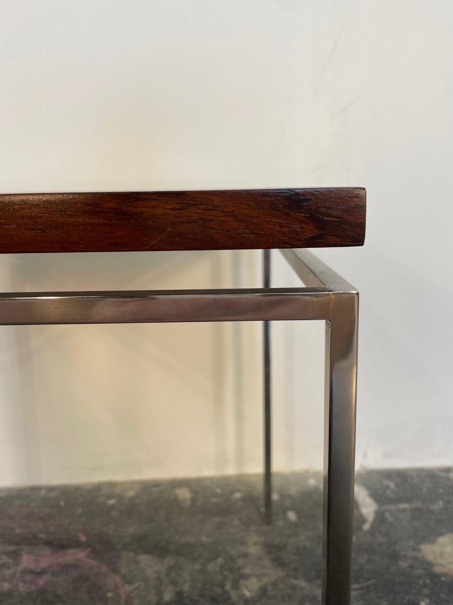 Mid-20th Century Knud Joos Rosewood Side Table For Sale