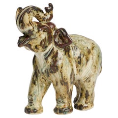 Knud Khyn for Royal Copenhagen, Ceramic Elephant, Denmark, circa 1960