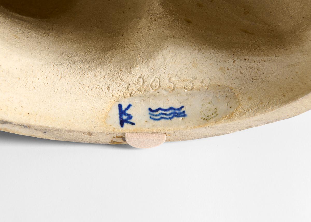 Glazed Knud Khyn for Royal Copenhagen, Monkeys Grooming, Denmark, circa 1950 For Sale