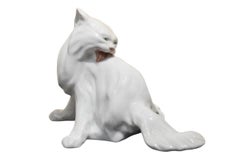 Royal Copenhagen Porcelain Cat Figurine No. 774
Model by Knud Kyhn. Before 1923