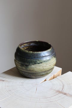 Knud Kyhn, Bowl, Glazed Stoneware, Royal Copenhagen, 1950s