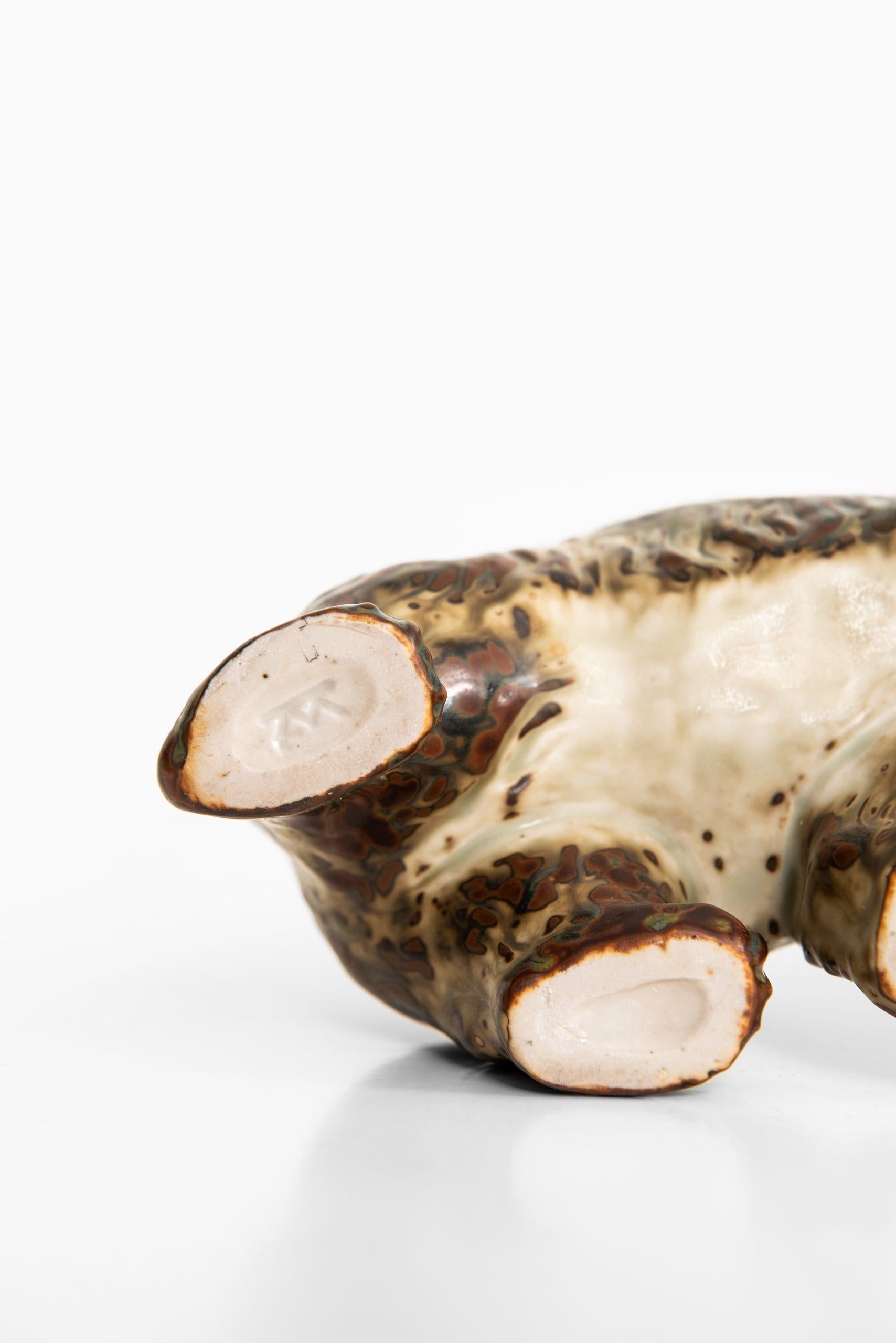 Danese Orso in ceramica Knud Kyhn Nr 20155 Prodotto da Royal Copenhagen in Danimarca in vendita