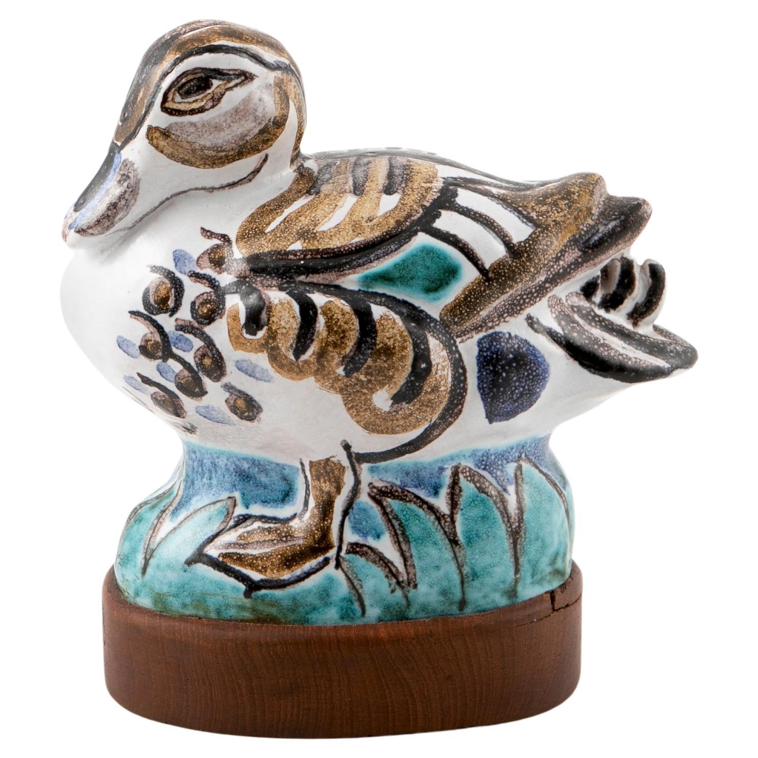 Knud Kyhn Ceramic Duck For Sale