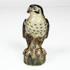 Knud Kyhn for Royal Copenhagen Stoneware Peregrine Falcon with Sung Glaze
