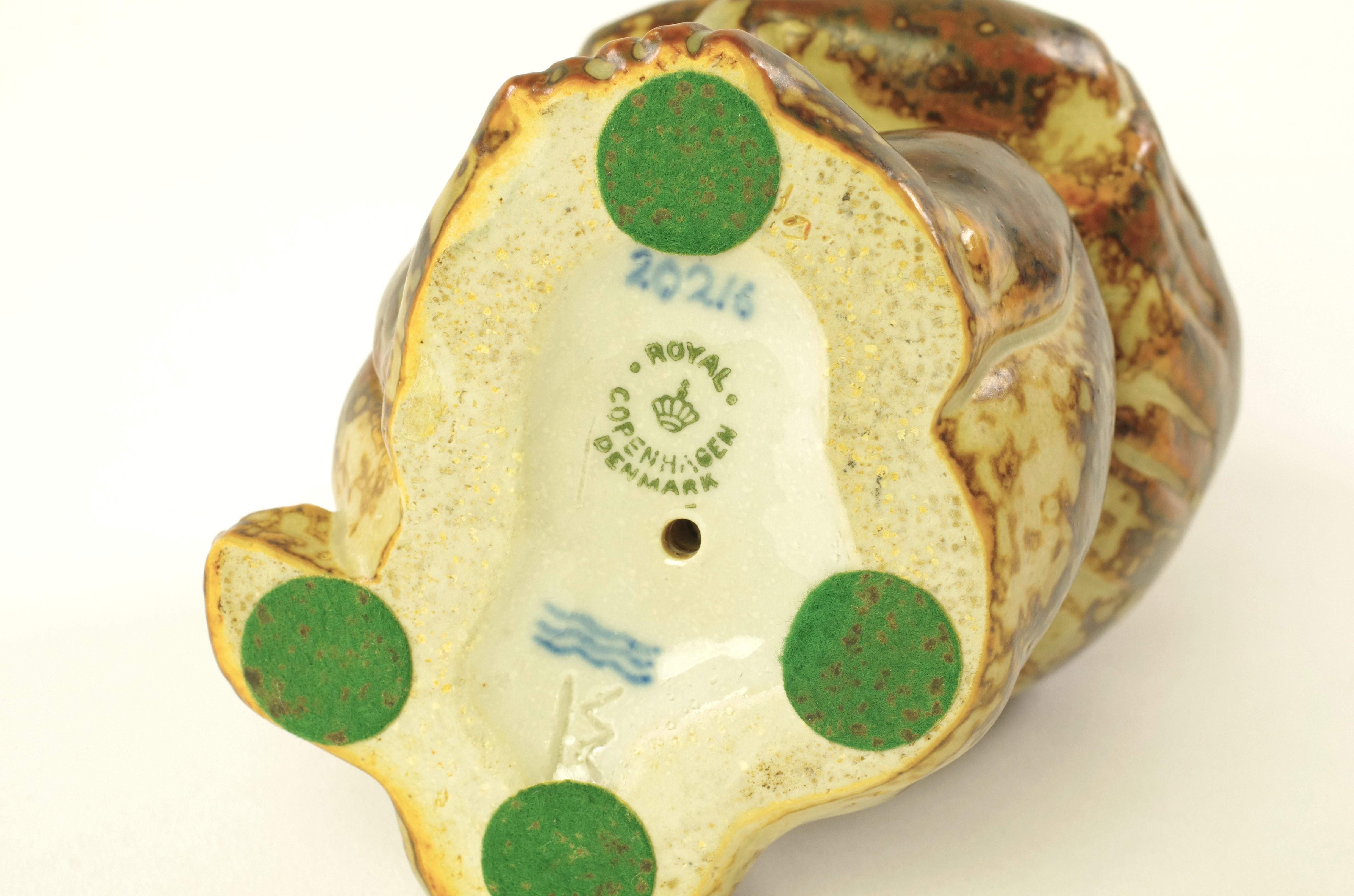 Figura di babbuino di Knud Kyhn Royal Copenhagen (20216), Danimarca, anni '60 in vendita 6
