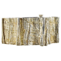 Knud V. Andersen for Anton Michelsen Sterling “Tree Bark” Bracelet, 1960s