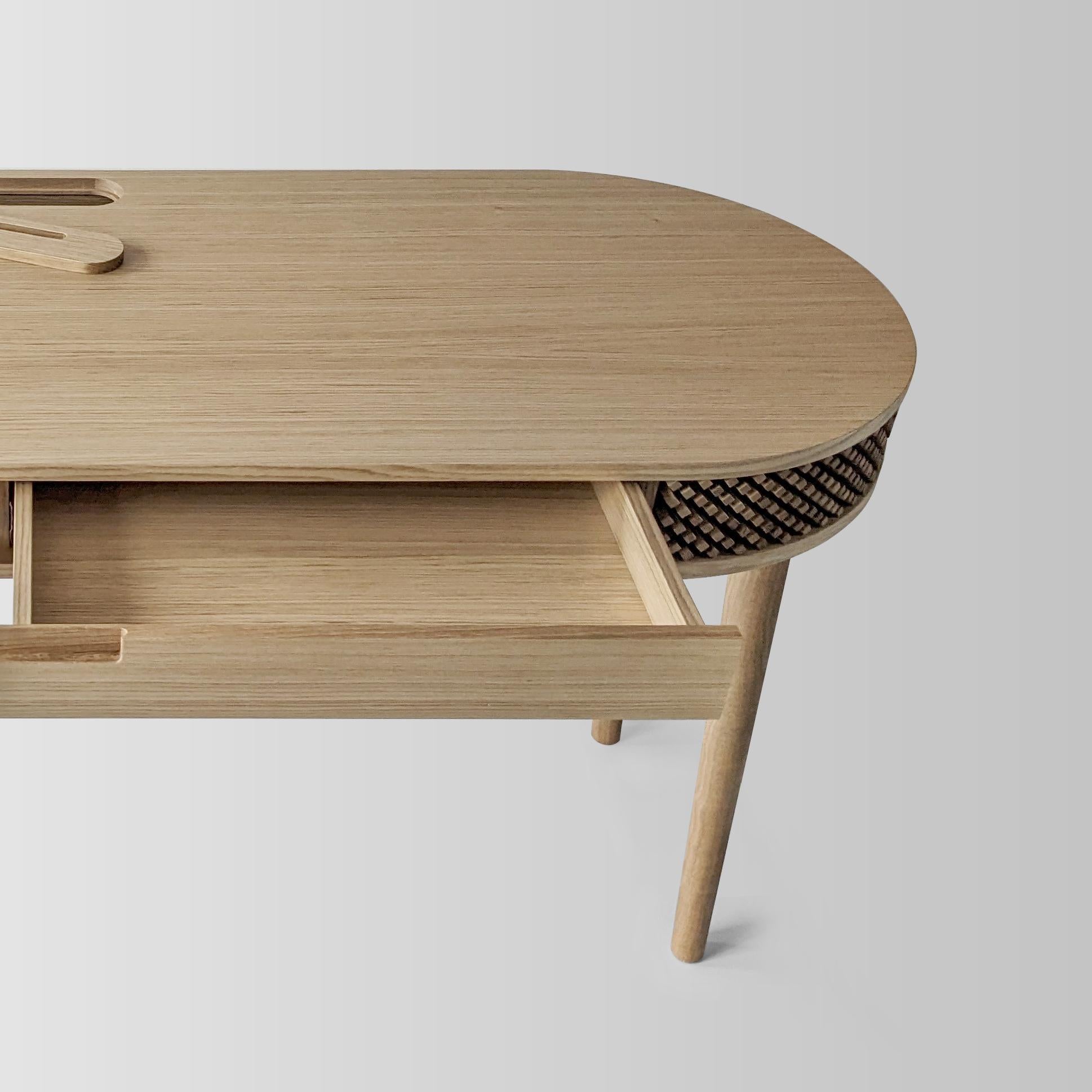 Knurly Desk Designed by Lotti Gostic Studio For Sale 2